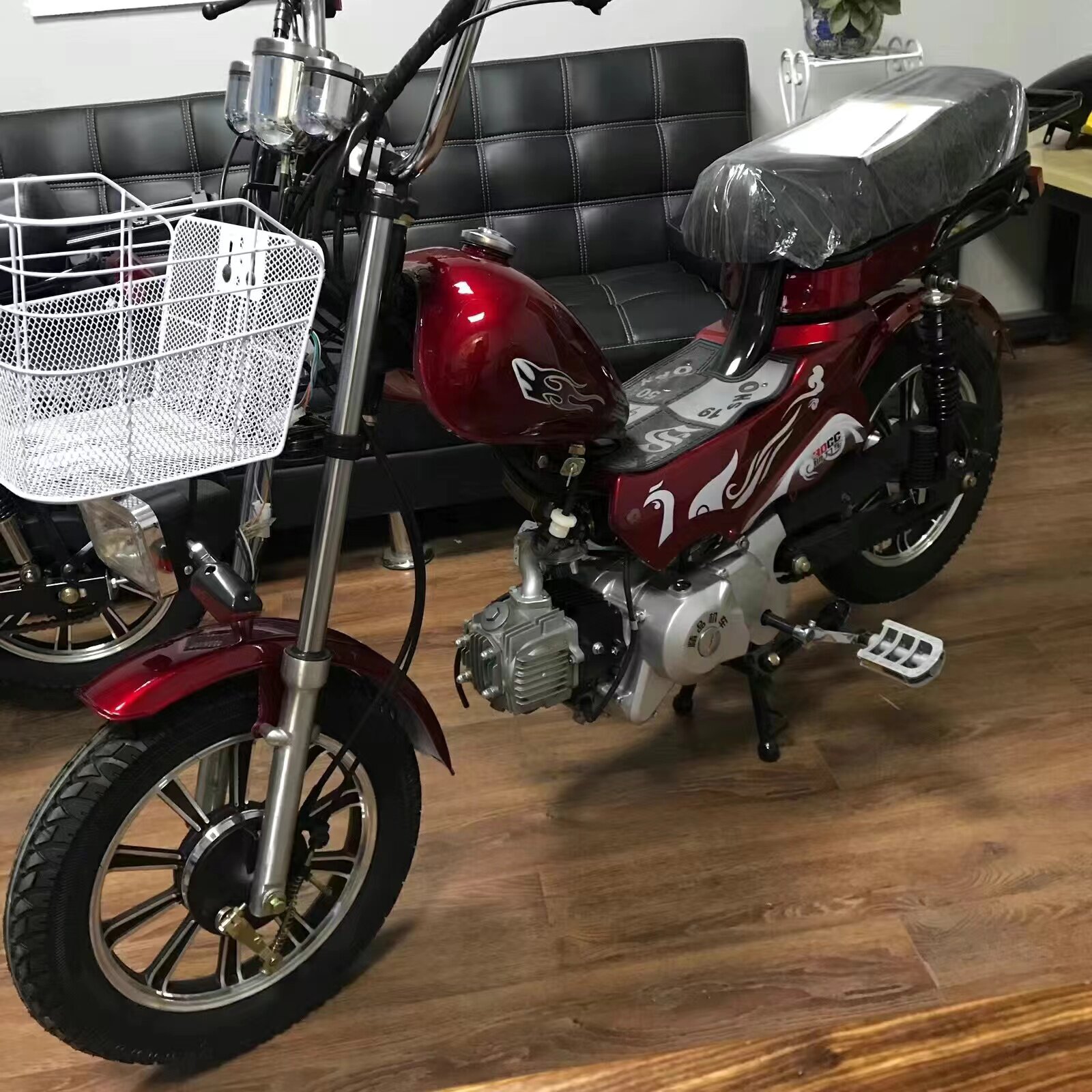 太子油箱无级变速燃油助力车直接加油门没档位钓鱼用车轻便代步车