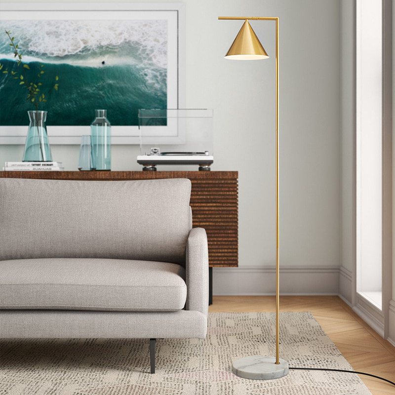 北欧风简约现代ins极简落地灯客厅书房卧室床头个性创意立式台灯