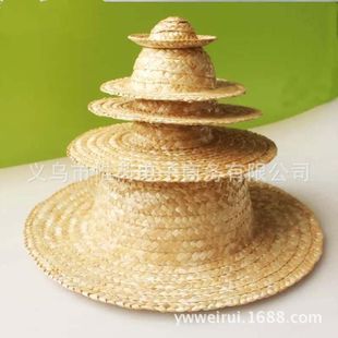 儿童DIY绘画草帽子墙面布置装饰创意美术材料手工画画涂鸦幼儿园