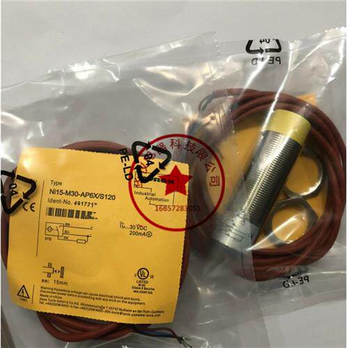 现货全新NI15-M30-AP6X/S120耐高温电感式传感器质保二年