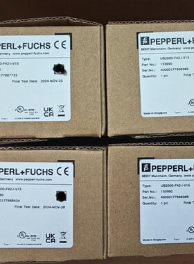 UB2000-F42-I-V15 倍加福超音波感测器 货号:133990全新原装现货