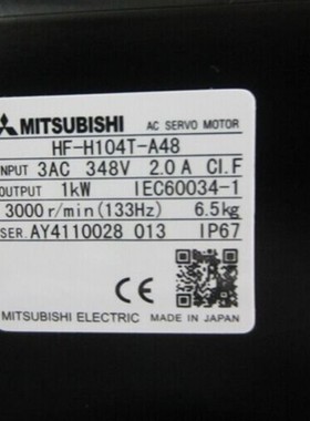 供应伺服电机HF-H104T-A48 HF223S HF-H104T