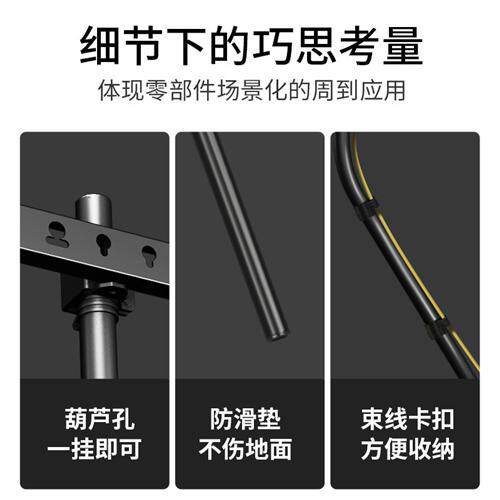 健乐吉直发 三角稳定款电视机增高可移动支架客厅转角落地展架