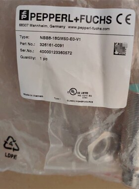 NBB8-18GM50-E0-V1倍加福电感式感测器 货号326161-0091原装现货