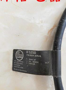 议价IFM易福门接近开关IF5250直流10-36V三线PNP常闭M12电感式传