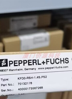 KFD0-RSH-1.4S.PS2隔离式安全栅 货号70132178全新原装现货