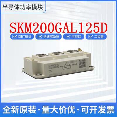 SKM200GAL125D SKM300GAL125D 西门康 可控硅 IGBT进口模块