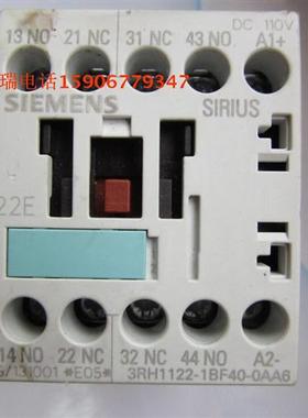 原装正品德国接触器3RH1122-1BF40-0AA6 110VDC