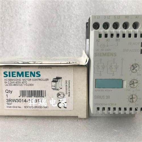 全新原装软起动 3RW3014-1CB14议价