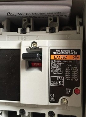 原装正品日本塑壳断路器 EA103C