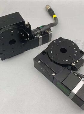 KRB06011   微米中空电动转台 光学R轴平台 台面60 现货