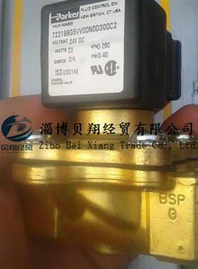美国派克电磁阀72218BG5VV00N0D300C2 24VDC现货正品