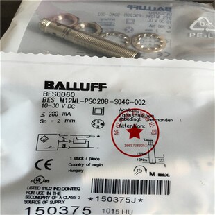 PSC20B 现货螺纹插件式 M12MI BES S04G质保二年 BES0060