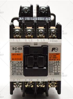 电梯配件  日立电梯专用 日本交流接触器SC-03 3A1B AC110 现