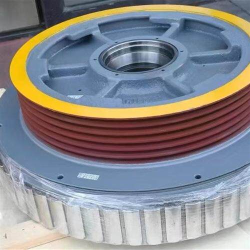 三菱电梯无机房曳引轮 主机曳引机PMF027MB PMF011S-E含磁钢正品