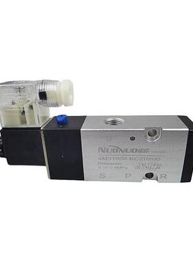 全新气动打刀缸电磁阀4M31008B-KCZ020B A 4N310-08豪澄专用DC24V