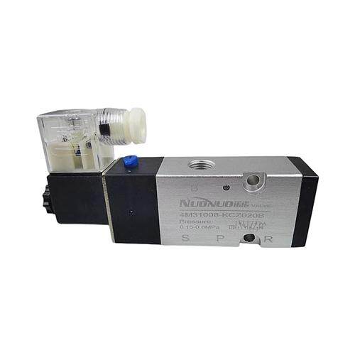 全新气动打刀缸电磁阀4M31008B-KCZ020B A 4N310-08豪澄专用DC24V