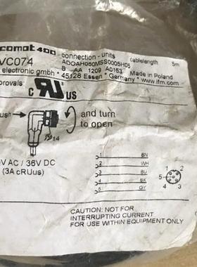 易福门传感器配线EVC073  EVC074  EVC075  EVC005 EVT004  05