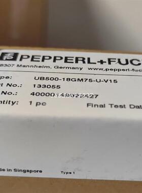 UB500-18GM75-U-V15(PEPPERL+FUCHS)超声波传感器(133055)