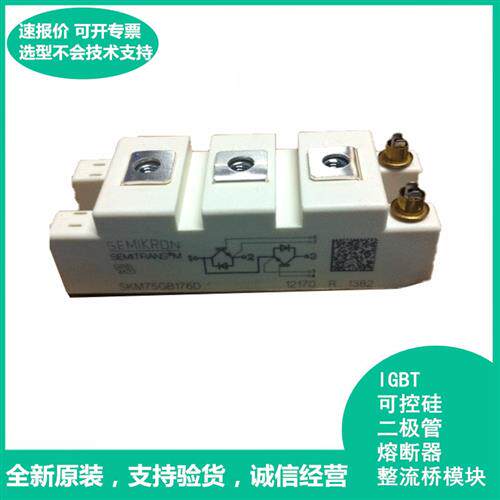 IGBT模块家用电工零配件SKM75GB176D SKM75GB174D