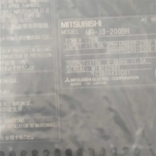 伺服驱动器MR-J3-200BN MR-J3-200AN欢迎询价质保一年