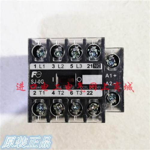 原装日本进口FUJI电磁直流接触器SJ-0G SJ12AG 24VDC现货