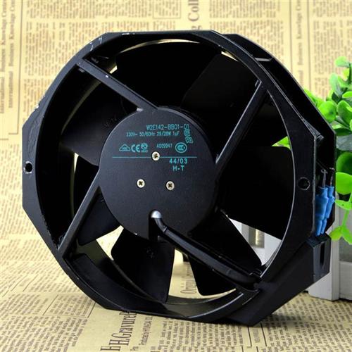 17238原装 W2E142-BB01-01 220V 29/28W 全金属散热风扇