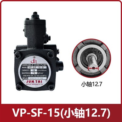 新款油泵JUNTAI变量叶片压头VP-SF-15VP-SF-20VP-30/40-F现货