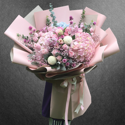 南充内江自贡同城鲜花速递万圣节重阳节生日礼物抖音网红混搭花束
