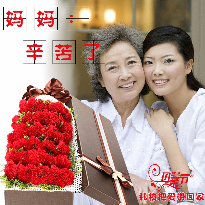 香港澳门台北泰国越南全球同城鲜花速递订购毕业季生日礼物康乃馨
