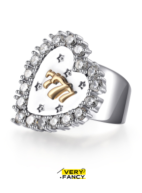 VERYFANCY男女铜镀金原创戒指