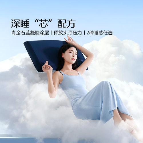 水星家纺成人A类抑菌深睡云感系列慢回弹记忆枕