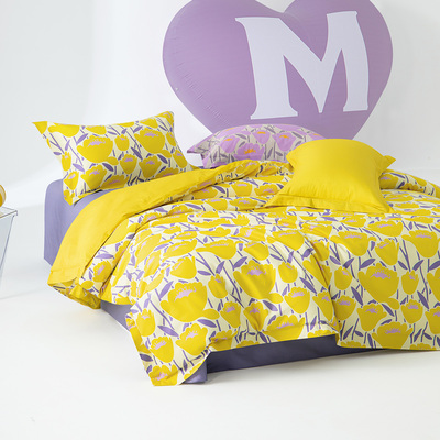 水星家纺官方品牌店正品全棉四件套100纯棉套件学生宿舍床单被套