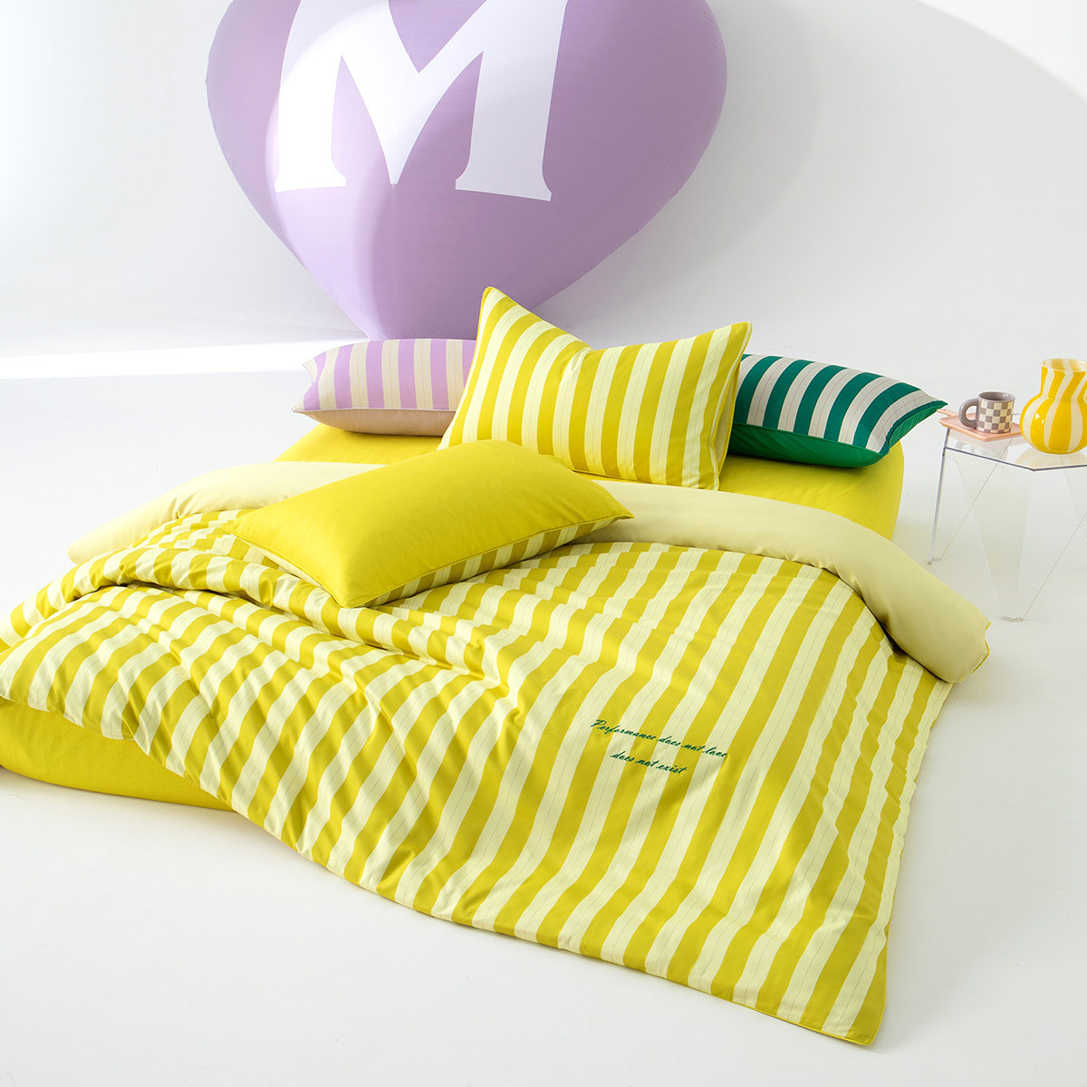 水星家纺官方品牌店正品40S全棉四件套抗菌套件学生宿舍被套床单