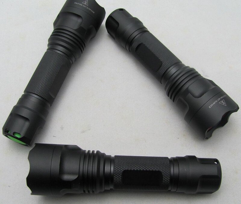 美国XML-U2 L2 XPL HI灯珠 强光手电筒 探洞夜骑行照明远射白黄光