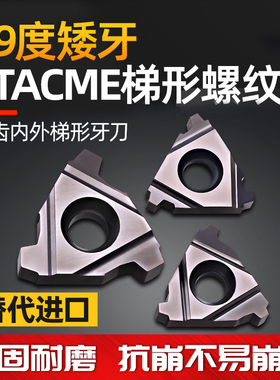 29度梯形螺纹刀片艾克姆16ER内外STACMEt型牙刀矮牙三角数控刀片