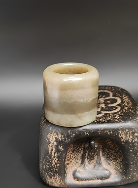 古玩古董古玉收藏老和田玉老玉扳指文玩饰品包老