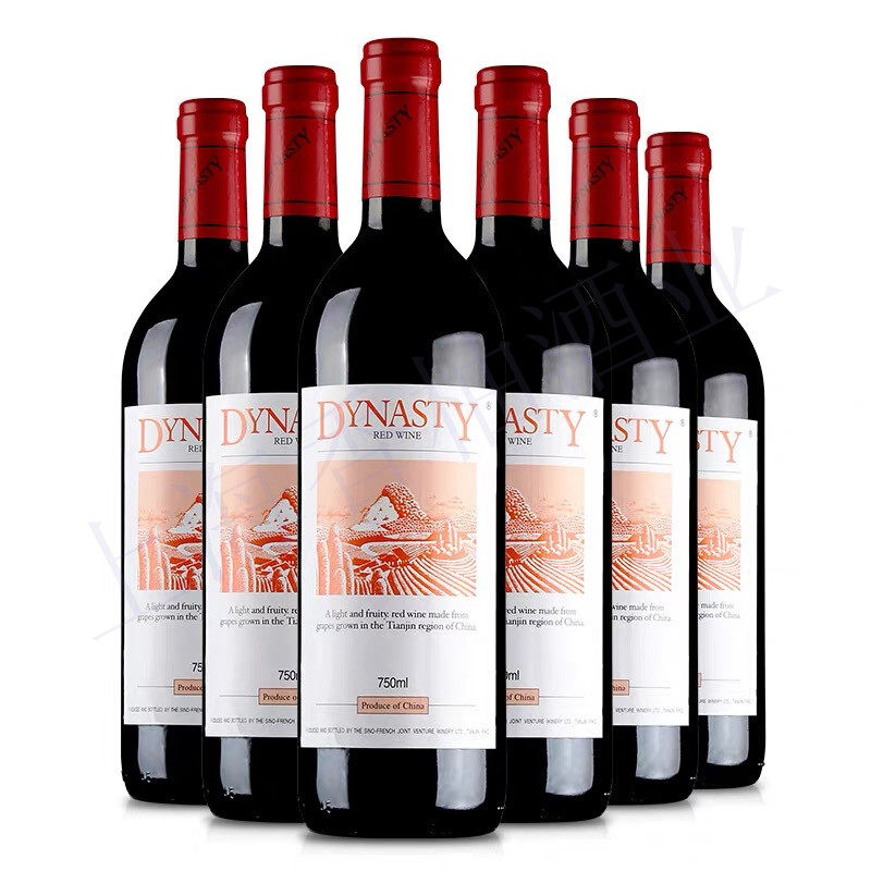 王朝干红葡萄酒经典老王朝红酒750ml*6瓶整箱品牌直供正品保证