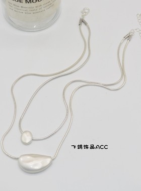 其他合金蛇骨链女双层项链