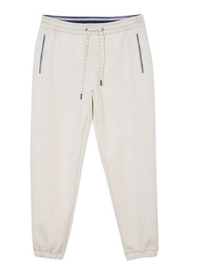 JJ国内代购缎白色抽绳百搭束脚宽松休闲运动裤卫裤男 22331D011