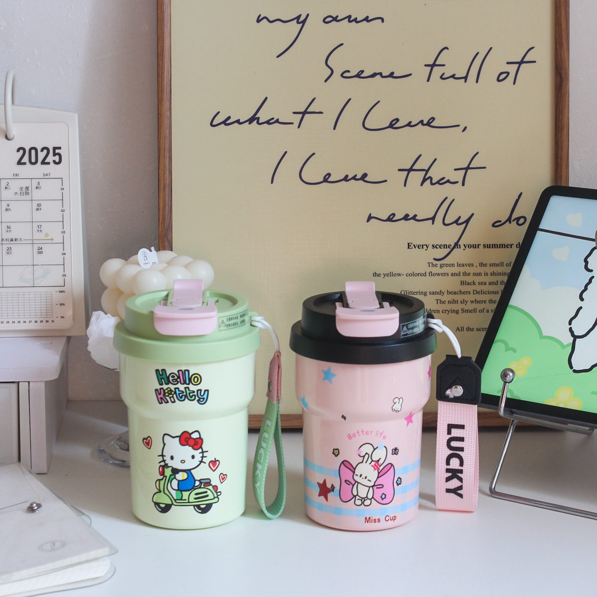 可爱小狗幸运316不锈钢陶瓷内胆