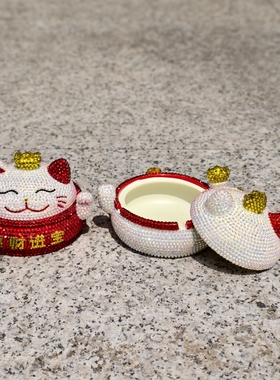 diy招财猫摆件生日礼物客厅轻奢