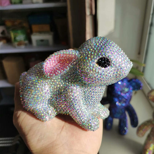 发光玉兔礼物礼品创意装饰摆件