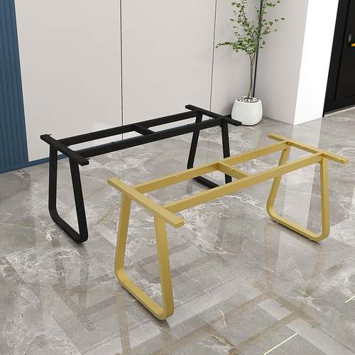 轻奢风格铁艺烤漆台脚支架