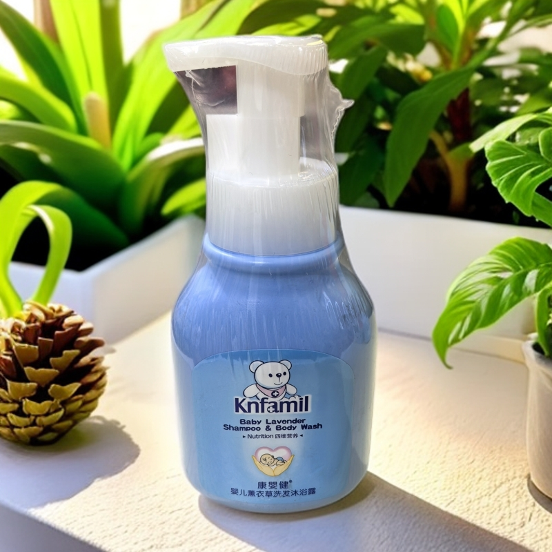大瓶350ml 康婴健婴儿橄榄油柔润洗发露350ml 四维营养