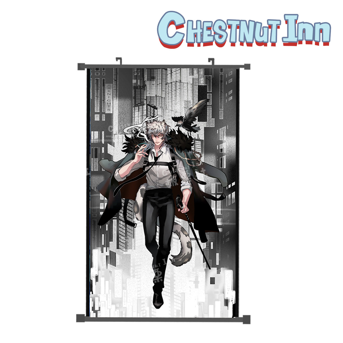 明日方舟同人mafia银灰西装超帅双层立牌挂画