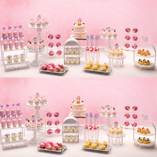 爱维尔苏州同城配送到家甜品台小女生女孩生日宴生日蛋糕甜品点心