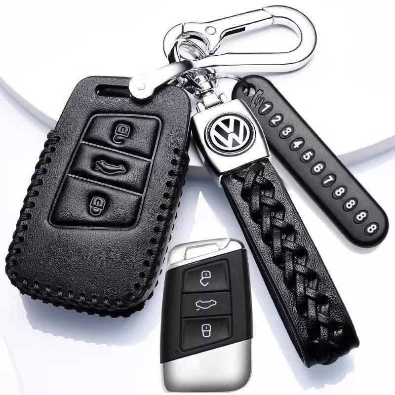 适用2025款大众帕萨特钥匙套330星空 380龙腾/龙耀版真皮钥匙包扣