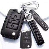 适用于2025款 专用真皮包扣 大众朗逸新锐钥匙套全包新锐星空领先版