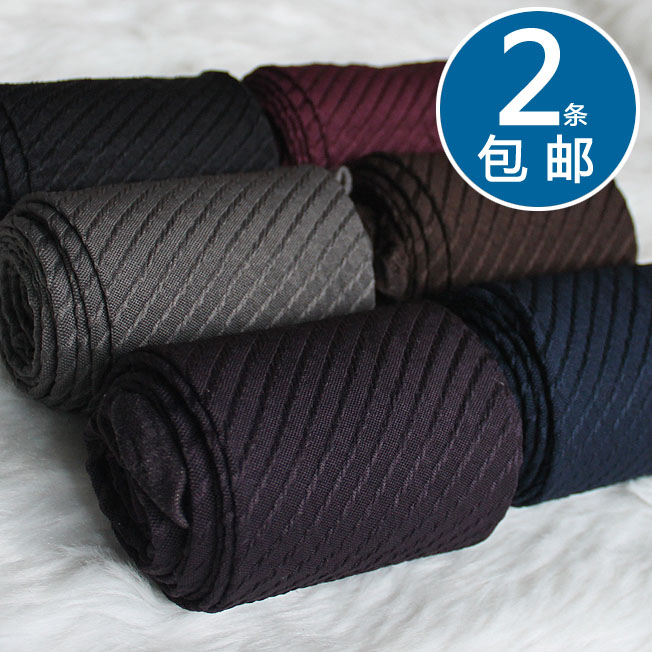 春秋款连裤袜提花高弹力斜条纹